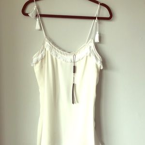 100% Silk Fringe Elie Tahari Camisole. Never Worn.